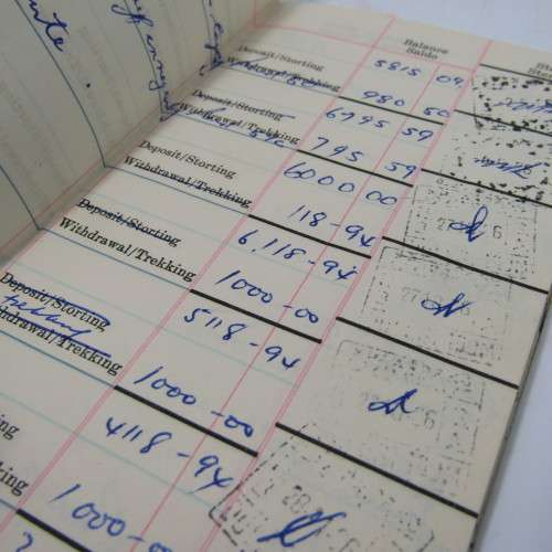 Vintage Bank Savings Book for the Netherlands Bank of South Africa