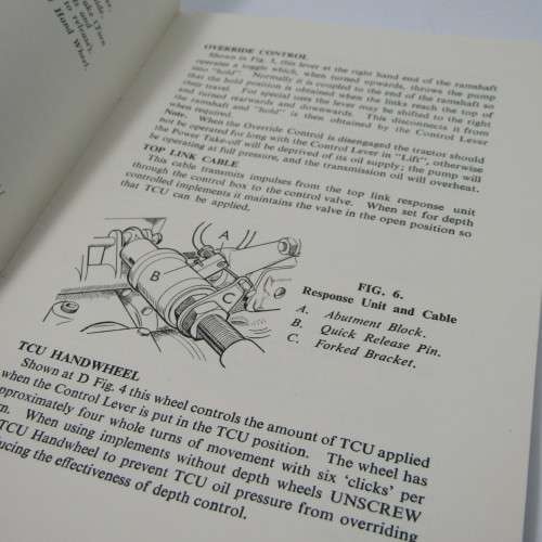 Vintage David Brown Drivers Guide for tractors