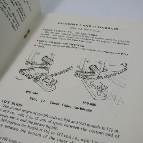 Vintage David Brown Drivers Guide for tractors