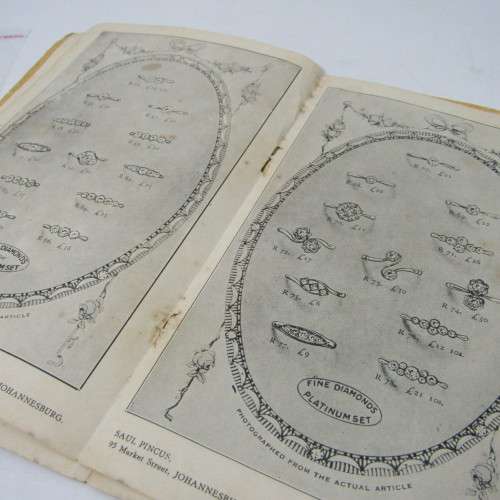 Vintage SAUL PINCUS jewellery catalogue