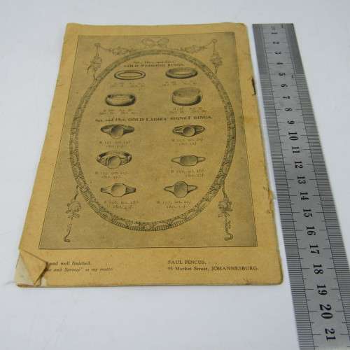 Vintage SAUL PINCUS jewellery catalogue