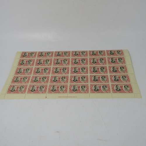 Southern Rhodesia 1947 Royal Visit SACC 64 x 65 - blocks of 30 x 2 stamps