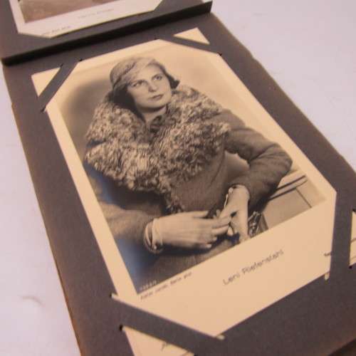 Album with 68 post cards of 1930`s Film Stars - excellent condition & rare
