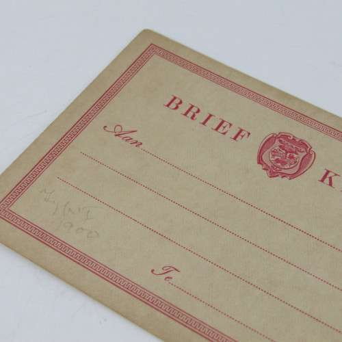 Oranje Vrij Staat British occupation Brief Kaart with pre printed 1/2d stamp - unused