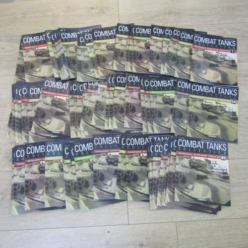 DeAgostini The Combat Tank collection booklets - #1 - 120 - missing 9 issues