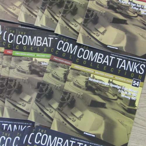 DeAgostini The Combat Tank collection booklets - #1 - 120 - missing 9 issues
