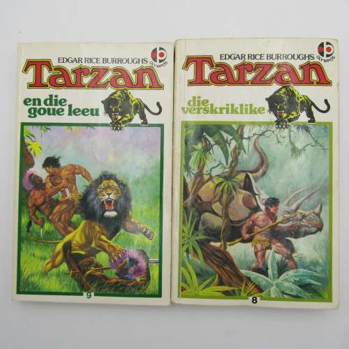 Set of 12 Tarzan books - Afrikaans editions Vol. 1 to 12 - 1983-1985 First edition