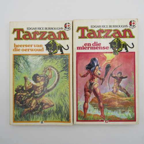 Set of 12 Tarzan books - Afrikaans editions Vol. 1 to 12 - 1983-1985 First edition