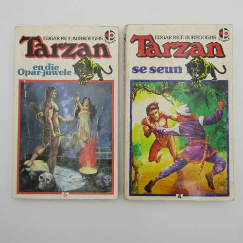 Set of 12 Tarzan books - Afrikaans editions Vol. 1 to 12 - 1983-1985 First edition