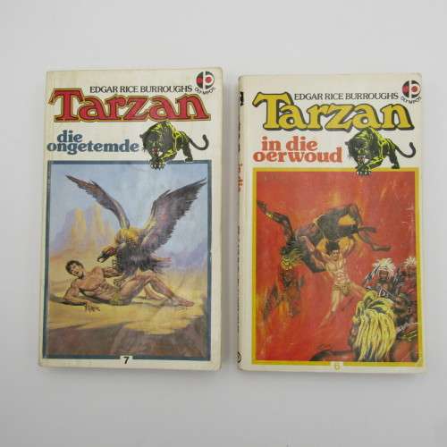 Set of 12 Tarzan books - Afrikaans editions Vol. 1 to 12 - 1983-1985 First edition