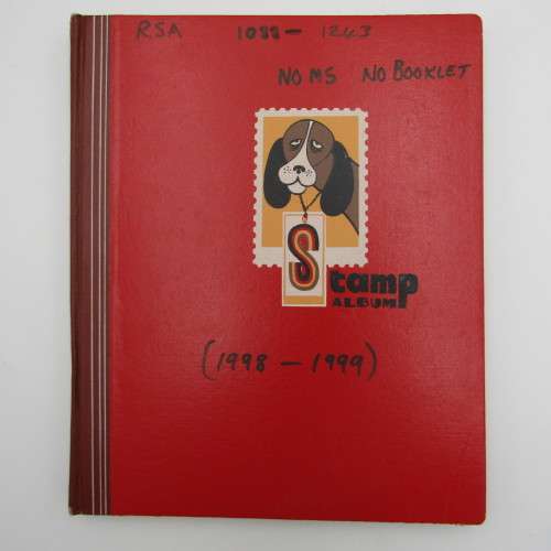 Lot of 5 slip in albums with some South Africa stamps - pay only for the albums