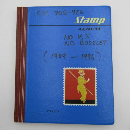 Lot of 5 slip in albums with some South Africa stamps - pay only for the albums