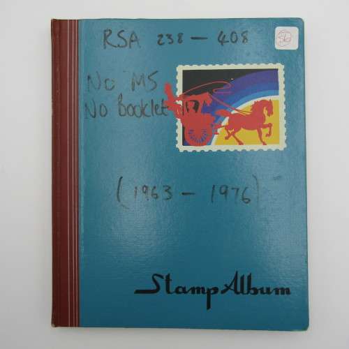 Lot of 5 slip in albums with some South Africa stamps - pay only for the albums