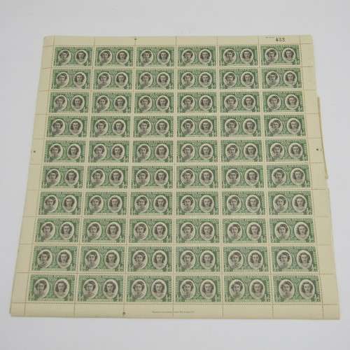 Southern Rhodesia stamps - full sheets SACC 64 - Royal Visit 1947