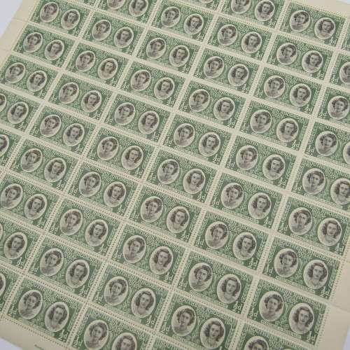 Southern Rhodesia stamps - full sheets SACC 64 - Royal Visit 1947