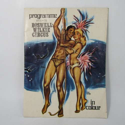 1971-72 Boswell Wilkie Circus programme in colour