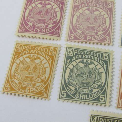 Transvaal unmounted set SACC 178 - 190 - 5 pound sold as reprint