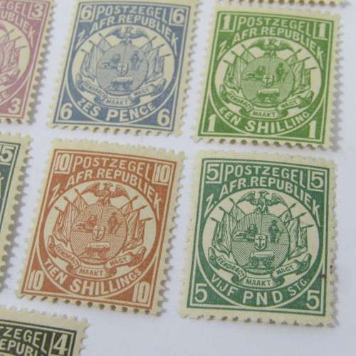 Transvaal unmounted set SACC 178 - 190 - 5 pound sold as reprint