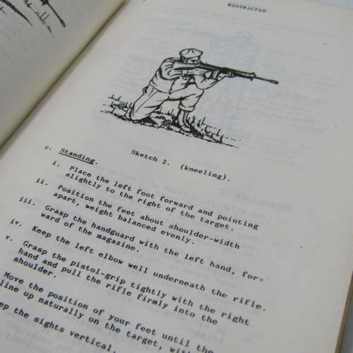 South Africa Defence Force shooting guide & score register - unused
