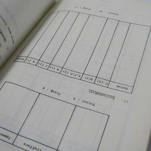 South Africa Defence Force shooting guide & score register - unused