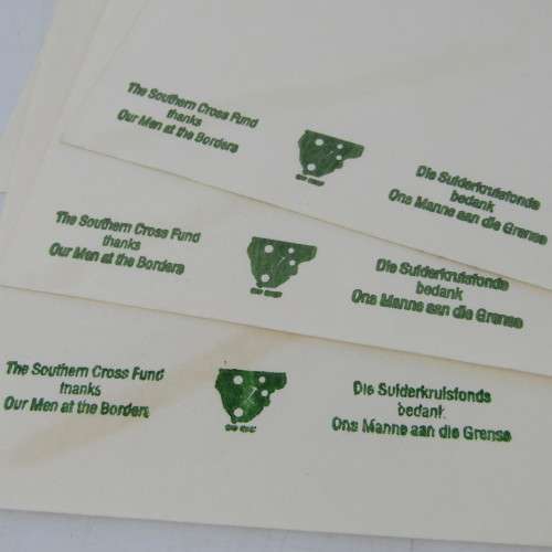 Southern Cross Fund Border Duty envelopes - lot of 10 in good condition