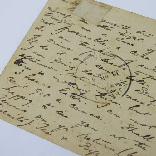 1895 Angola Internal Mail with arrival to Ambriz - rare English internal mail