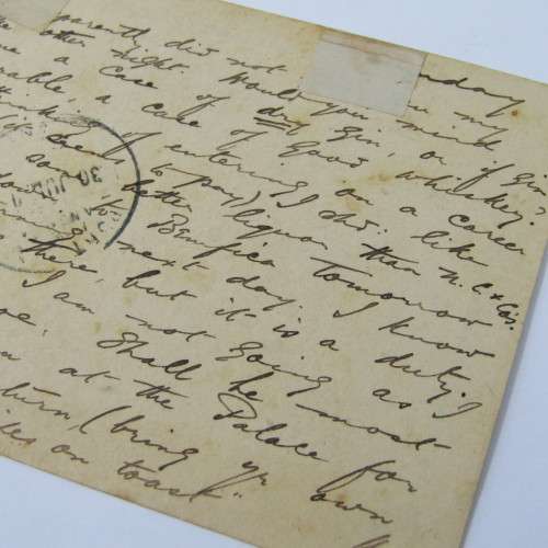 1895 Angola Internal Mail with arrival to Ambriz - rare English internal mail