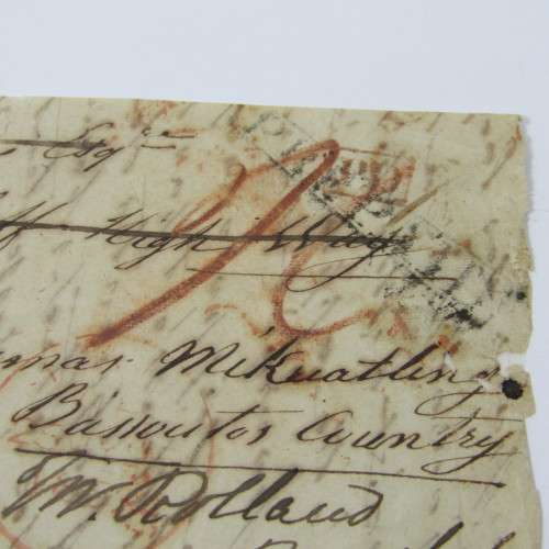 ADDR to Rev Daumas French missionary in Basvtoland - RARE