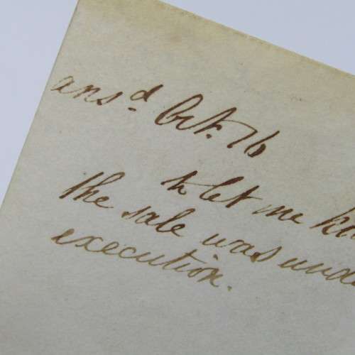 Great Britain Postal Cover with penny red stamp ( corner letters E&G) 1841