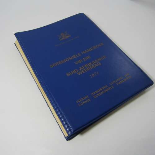 RSA 1971 Seremoniele Handboek vir die Suid-Afrikaanse weermag