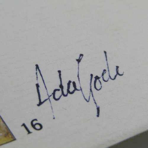 SAAF 50th anniversary on Balkan Air Force FDC signed by Anne de Goede - artist of painting on FDC