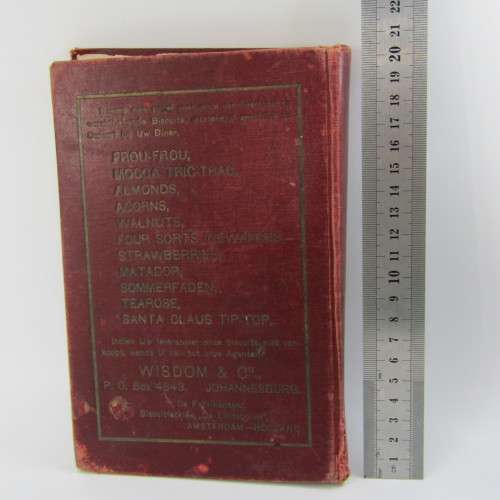 Oranje Kook-Koek en resepten-boek voor Zuid - Afrika - 1913 Mev DJH