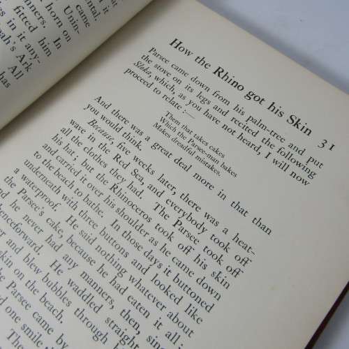 Just so Stories by Rudyard Kipling original 1902 - issue is red cloth - some wear