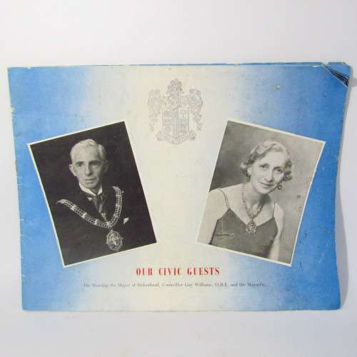 The New Ritz theatre - Programme for piece `Blue Skies` - Vintage