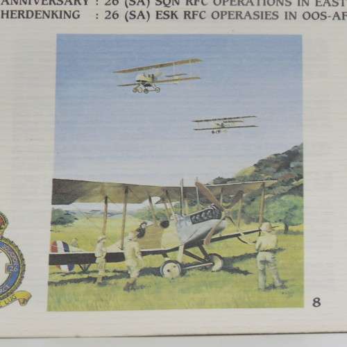 SA Air Force 75th anniversary of 26 Squadron RFC operations in East Africa 1916