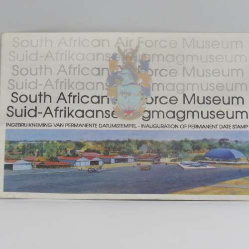 South African Air Force Museum Permanent date stamp inauguration, first day cover
