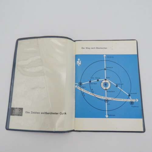 Carl Zeiss German Map booklet - Vintage