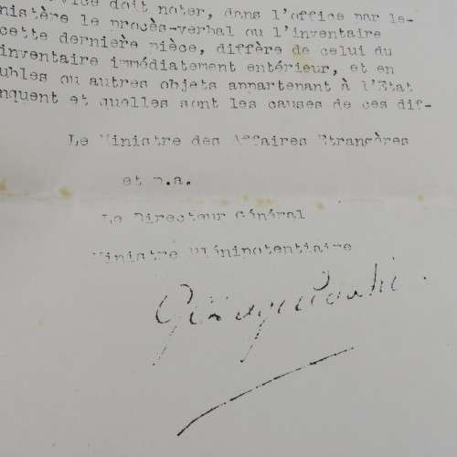 Documents and certificate for the 1929 appointment of the Greek consul in Japan