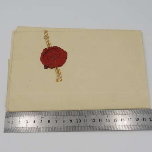 Documents and certificate for the 1929 appointment of the Greek consul in Japan