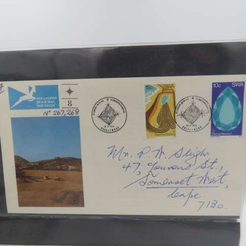 Lot of 48 South African and SWA first day covers and postal items