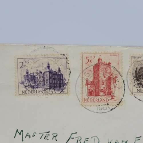 Taxed cover posted from Netherlands to Southern Rhodesia 1951