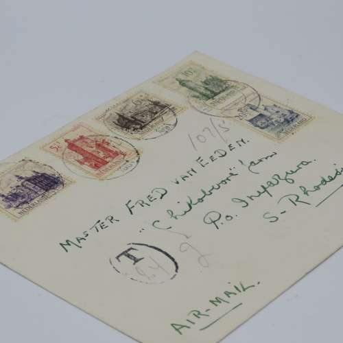 Taxed cover posted from Netherlands to Southern Rhodesia 1951