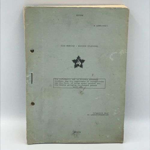 1980`s Aide Memoire : Basiese opleiding handbook