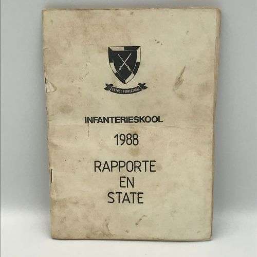 1988 Infanterieskool Rapporte en state
