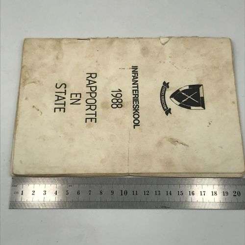 1988 Infanterieskool Rapporte en state