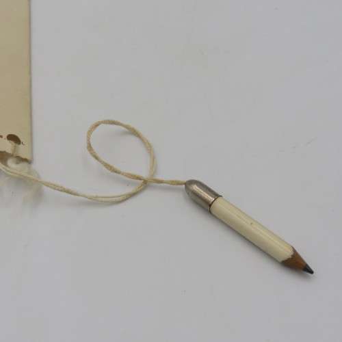 1937 Paarl Municipal Officials Annual ball programme booklet with pencil