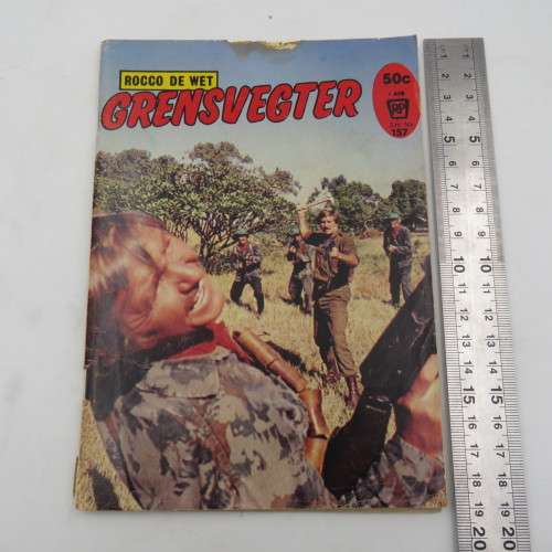 Afrikaans photo comic book - Rocco de Wet Grensvegter no.157 - some damage