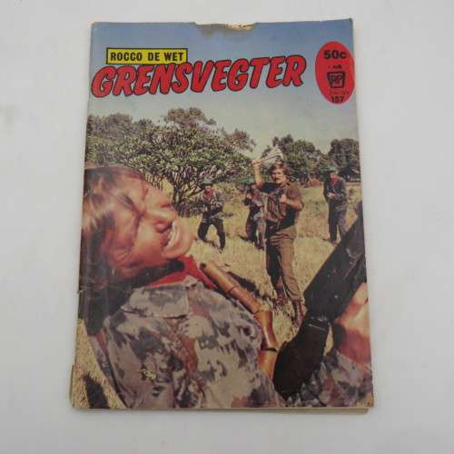 Afrikaans photo comic book - Rocco de Wet Grensvegter no.157 - some damage