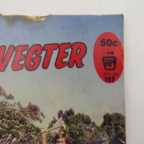 Afrikaans photo comic book - Rocco de Wet Grensvegter no.157 - some damage