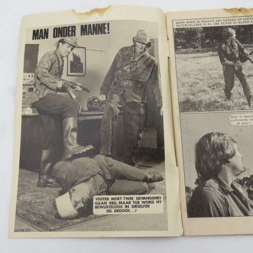 Afrikaans photo comic book - Rocco de Wet Grensvegter no.157 - some damage